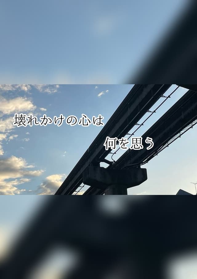 壊れかけの心は何を思う