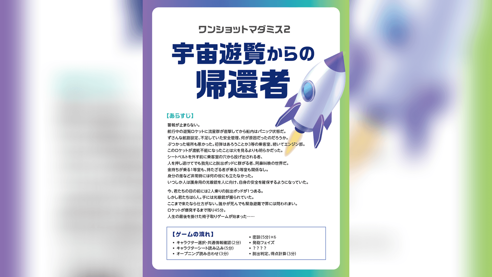 宇宙遊覧からの帰還者