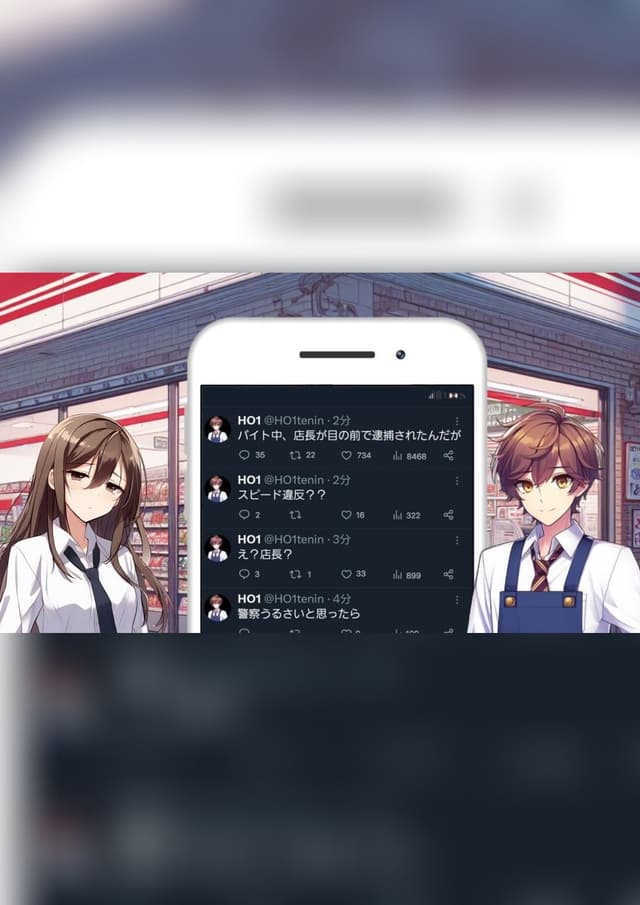 バイト中、店長が目の前で逮捕されたんだが