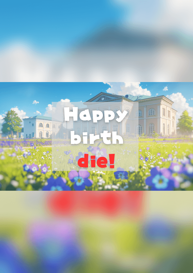 Happy birth die!