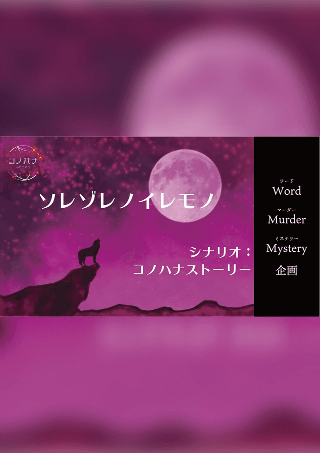 ソレゾレノイレモノ