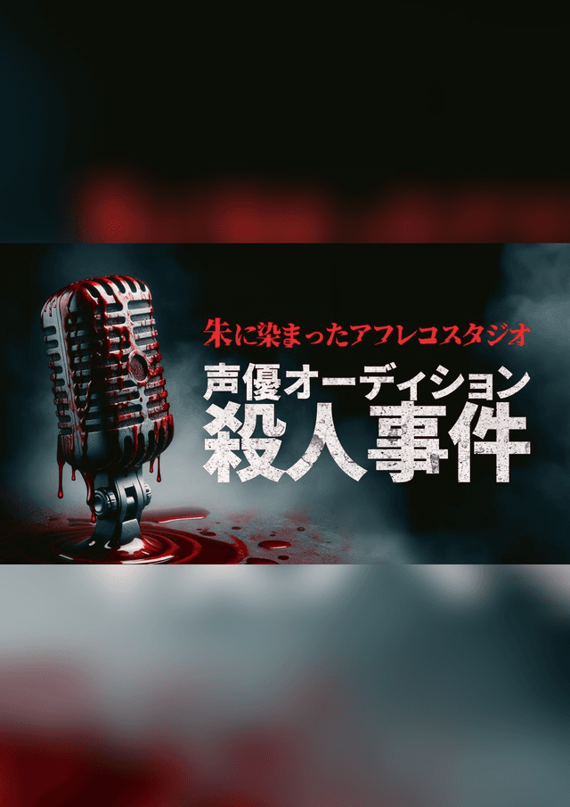 朱に染まったアフレコスタジオ：声優オーディション殺人事件