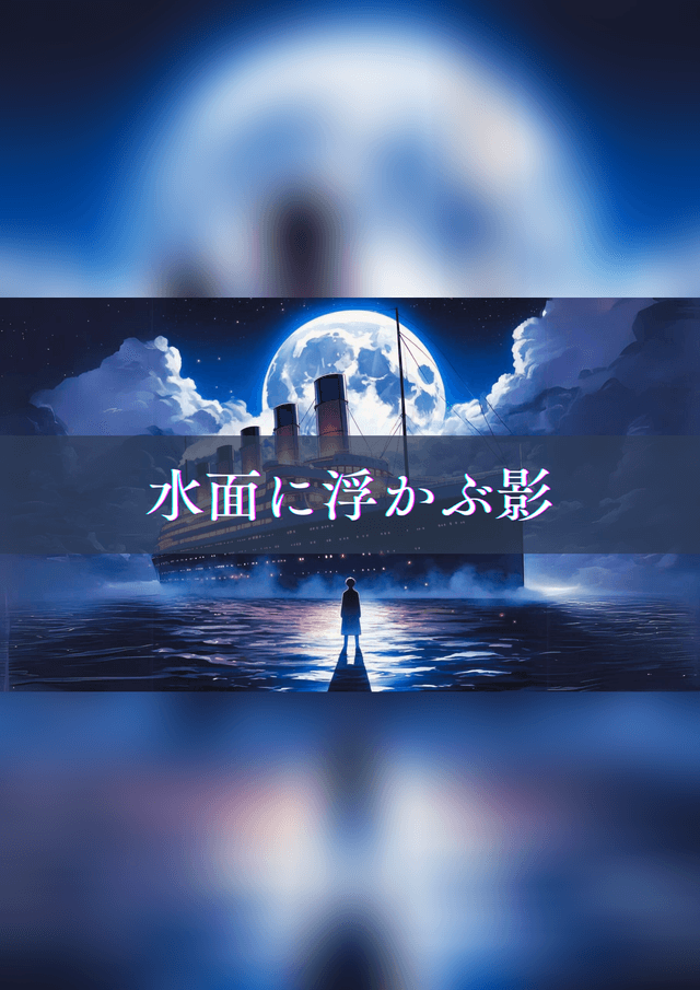 水面に浮かぶ影