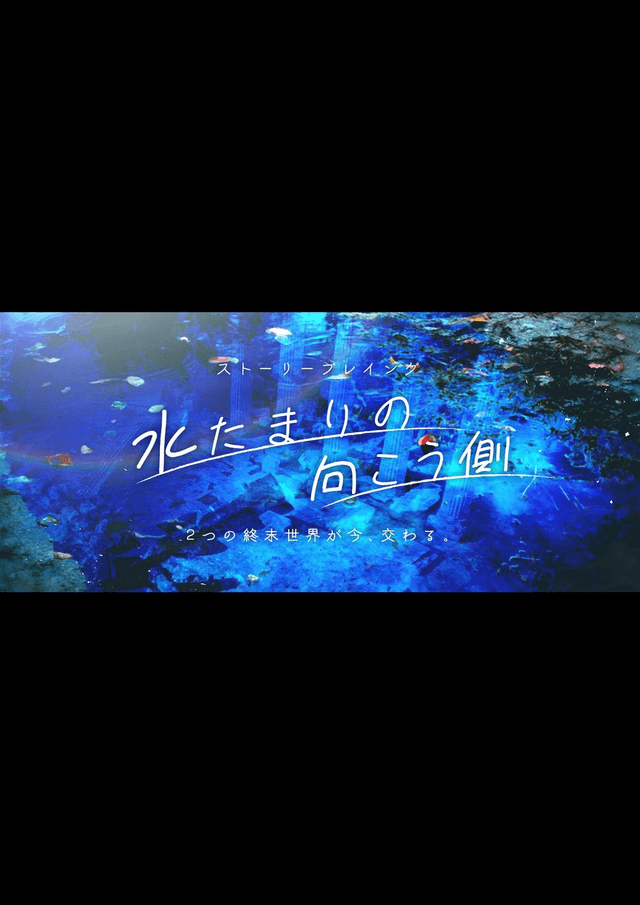 水たまりの向こう側