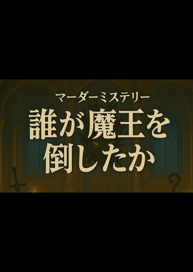 誰が魔王を倒したか
