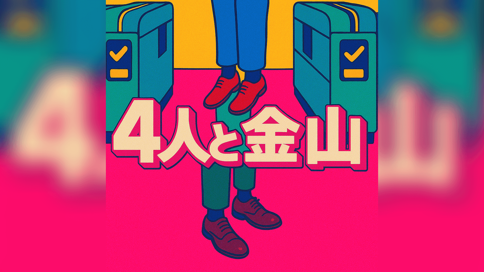 4人と金山