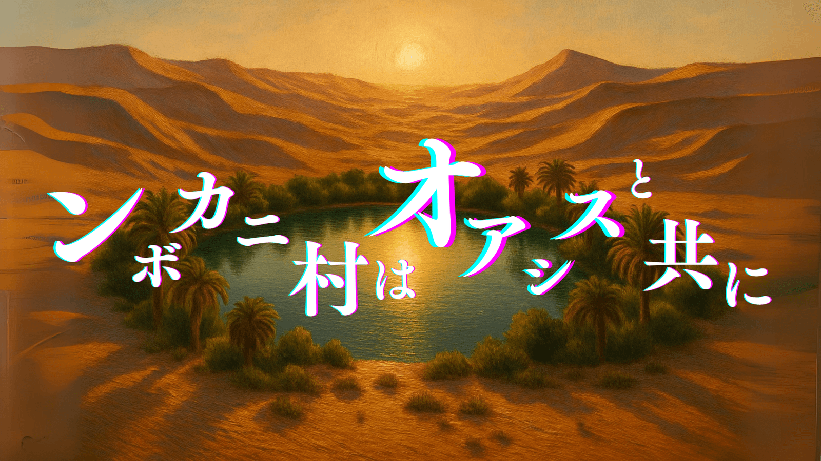 ンボカニ村はオアシスと共に
