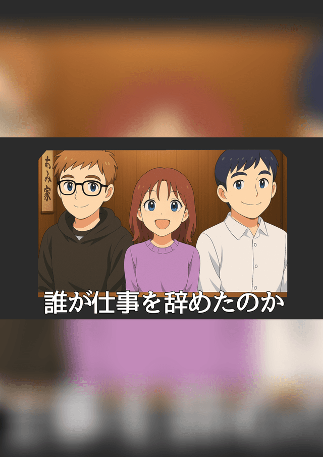 誰が仕事を辞めたのか