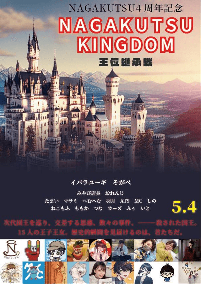 ナガクツキングダム王位継承戦