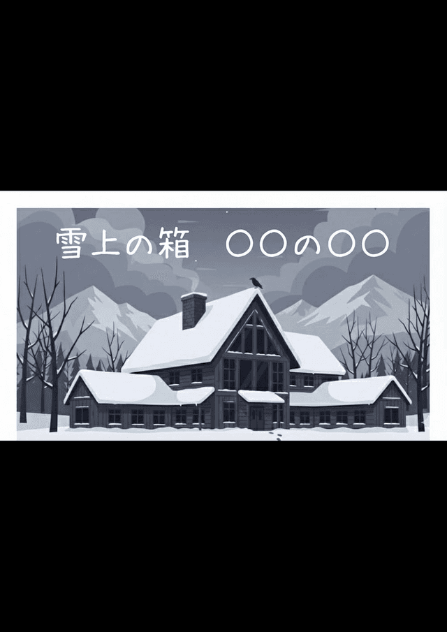 雪上の箱　〇〇の〇〇