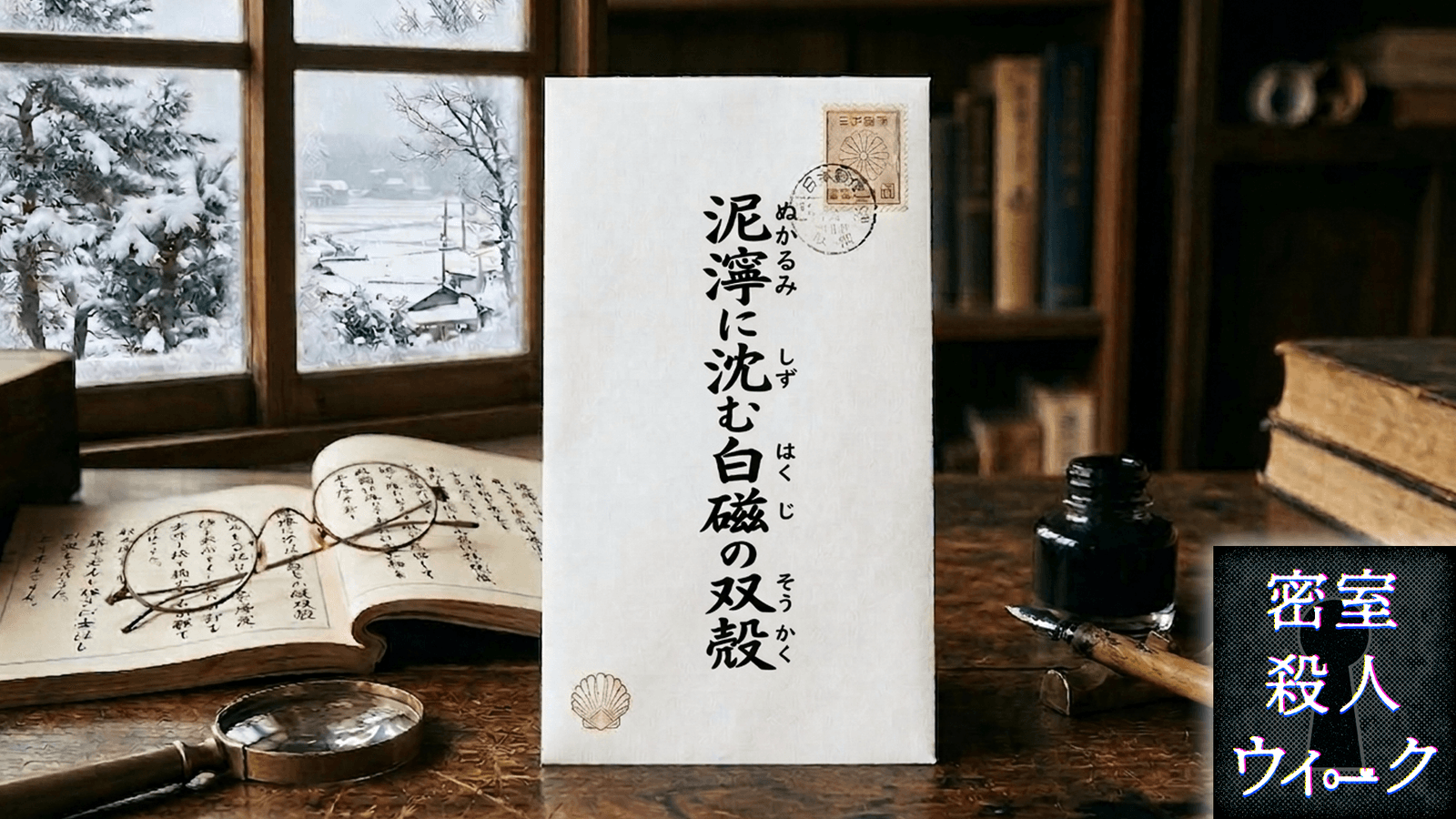 泥濘に沈む白磁の双殻