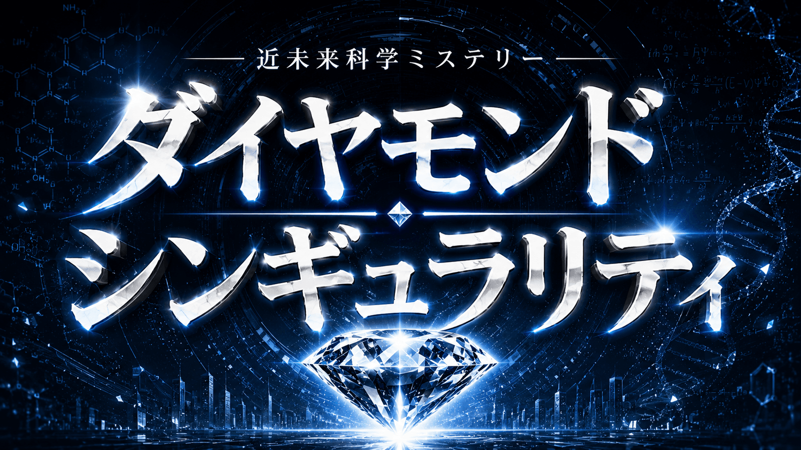 近未来科学ミステリー『ダイヤモンド・シンギュラリティ』