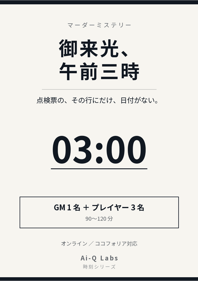 御来光、午前三時