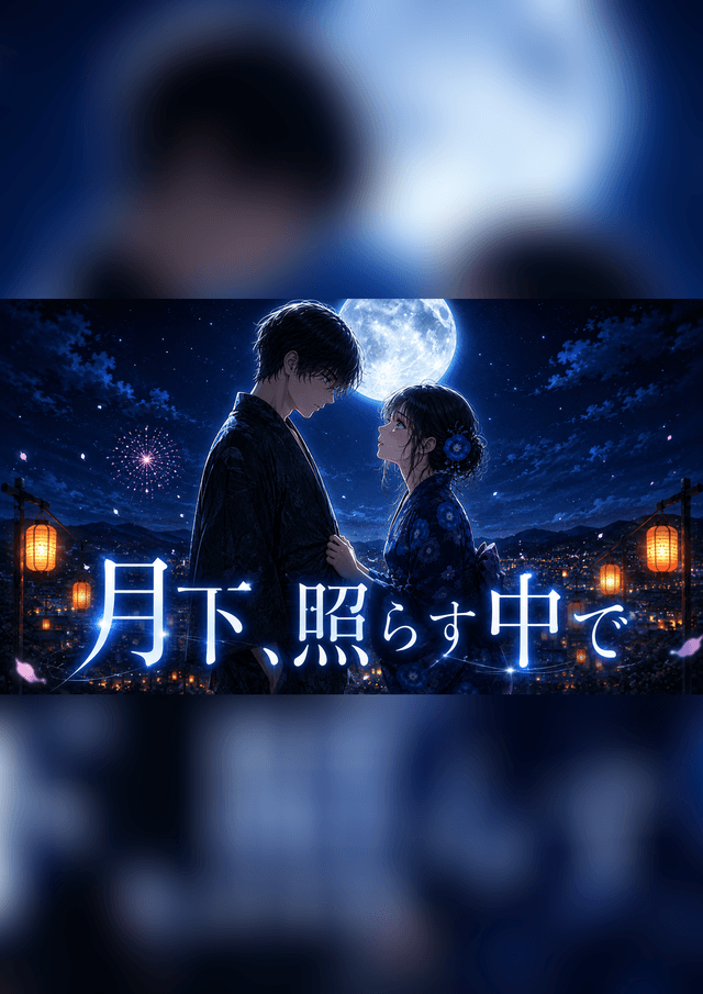 月下、照らす中で