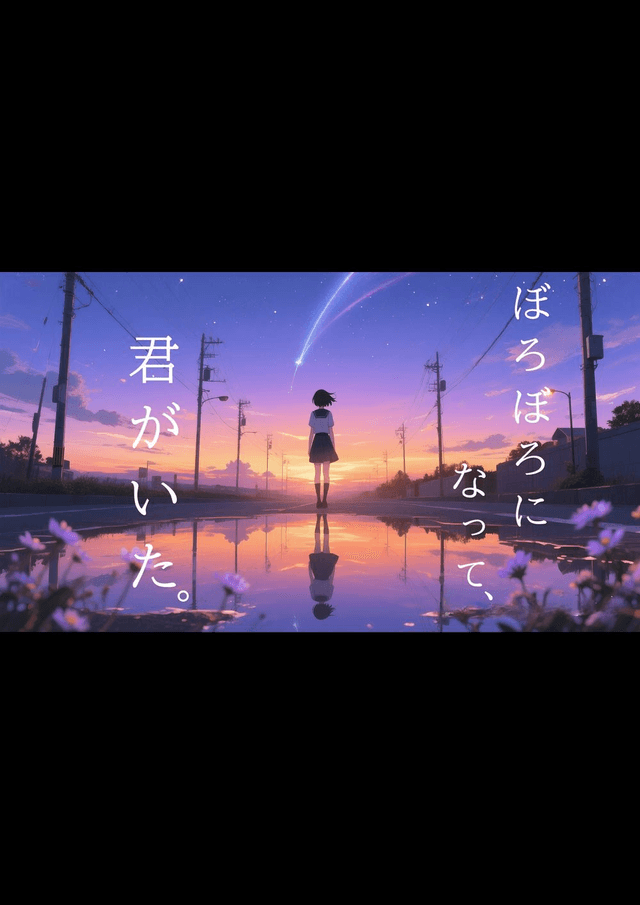ぼろぼろになって、君がいた。