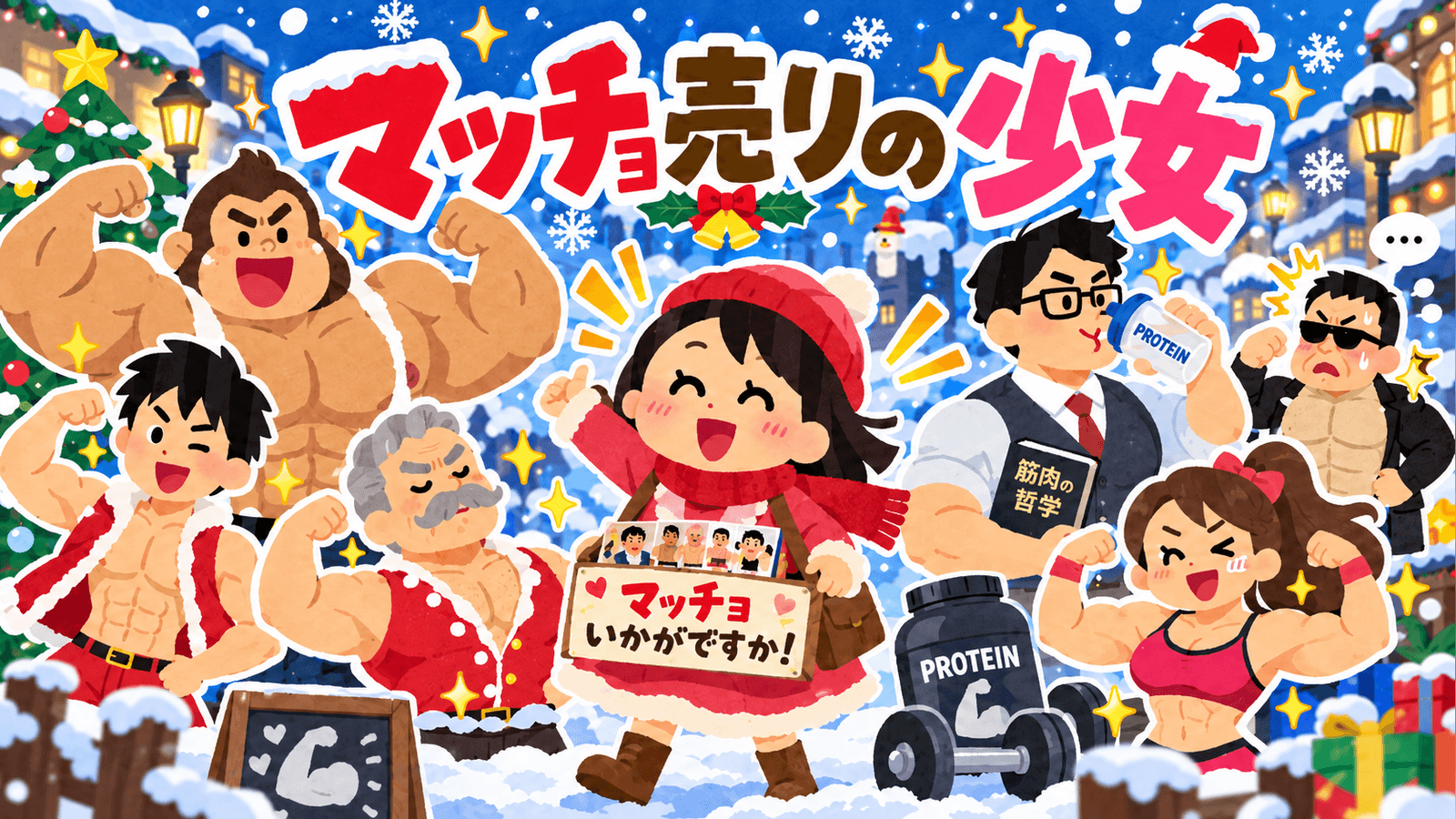 マッチョ売りの少女