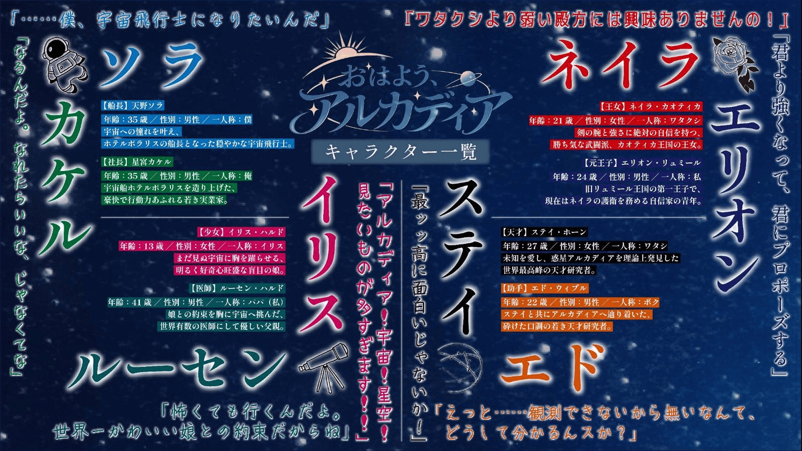 おはよう、アルカディア